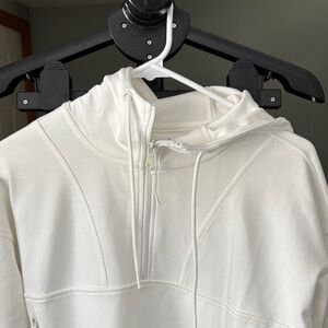 Old Navy White Hoodie Sweatshirt